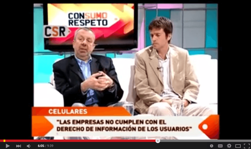 La telefonía celular en la Argentina (Programa Consumo Respeto)