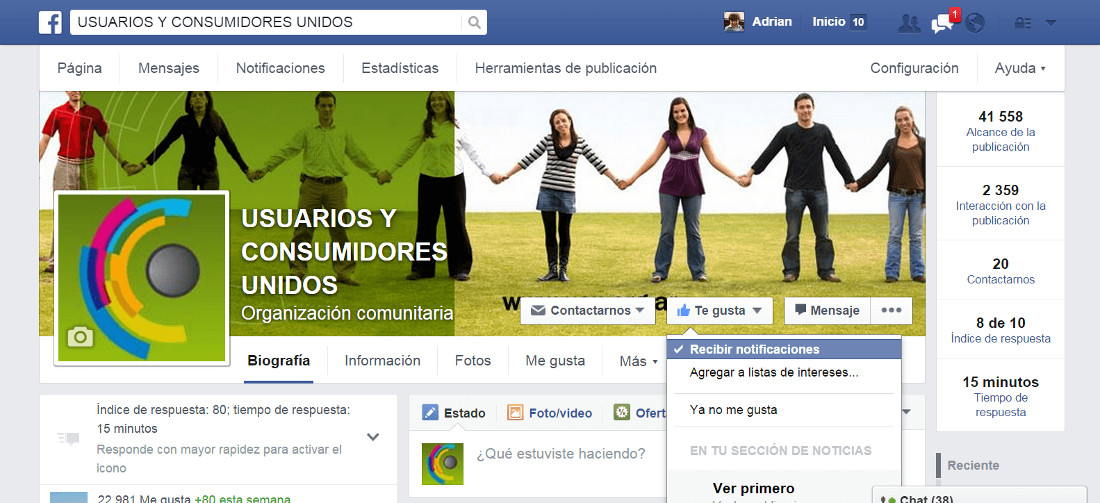 ¿Sabías que facebook no te muestra todas las publicaciones de las páginas que te gustan?