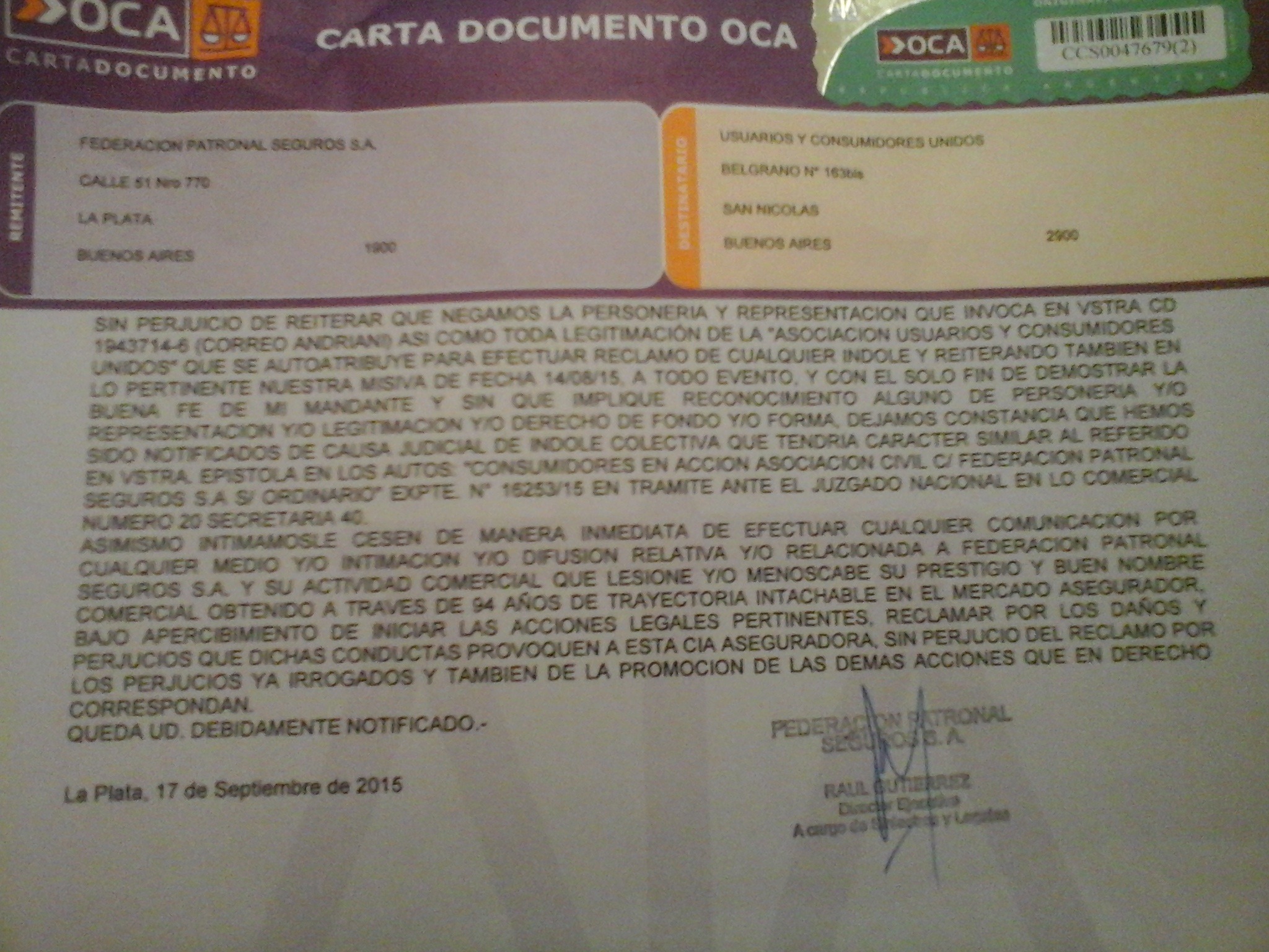 Federación Patronal pretende callar a UCU