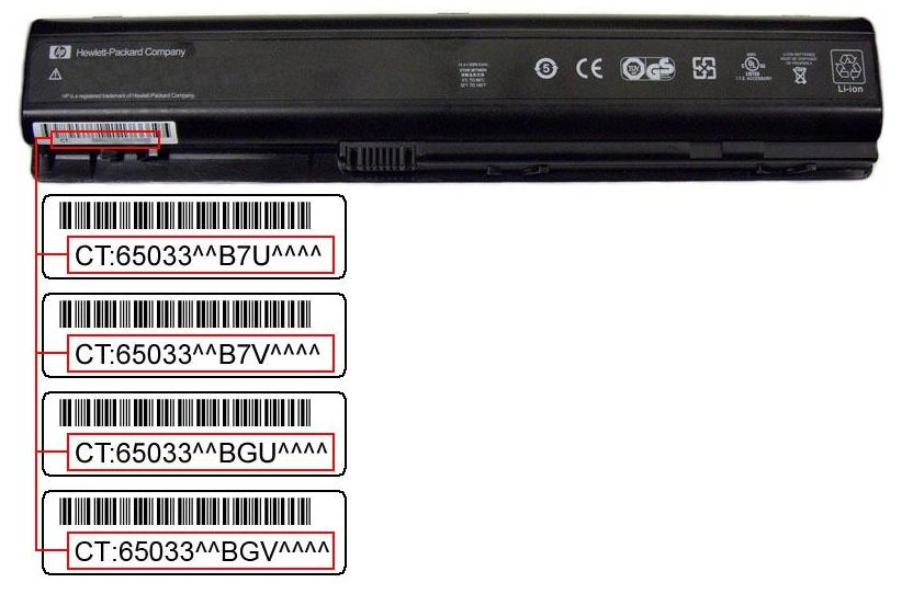 Recall - Programa de retiro y reemplazo de baterías de Notebook / HP Inc Argentina S.R.L.