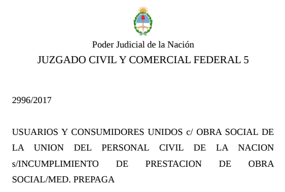 La justicia interviene Unión Personal en el marco de una acción colectiva iniciada por UCU