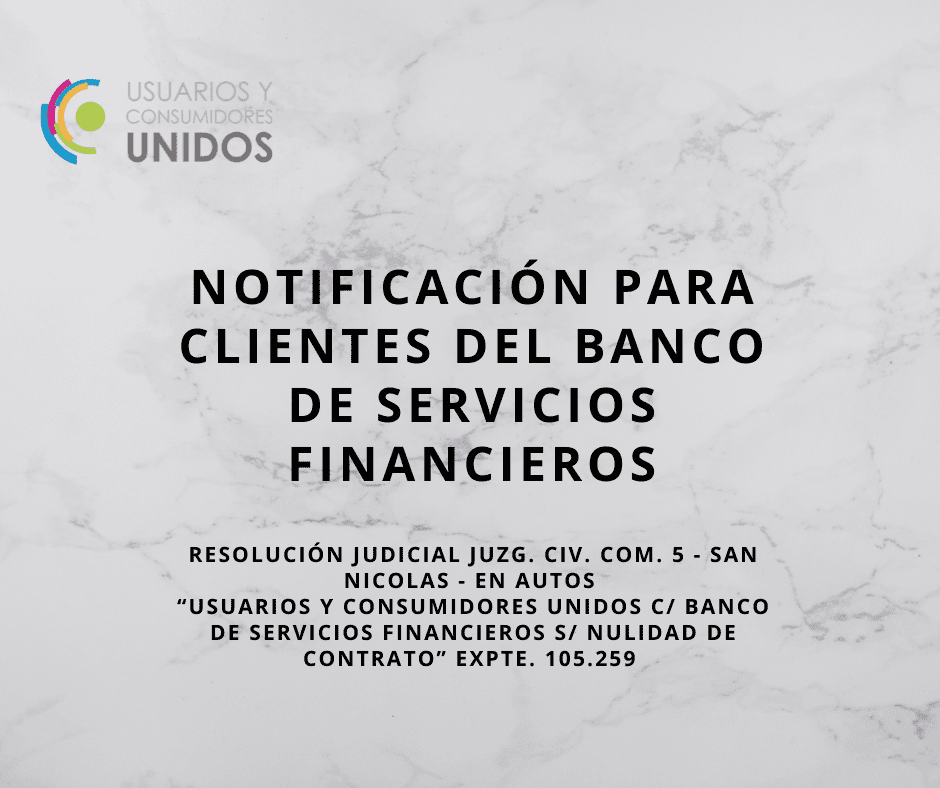 Atencion cliente del Banco de Servicios Financieros