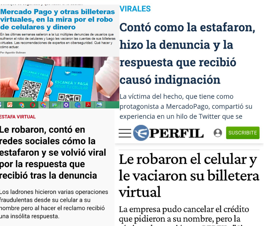 Te roban el celu y además... ¡vacían tu cuentas de Mercado pago o Brubank!