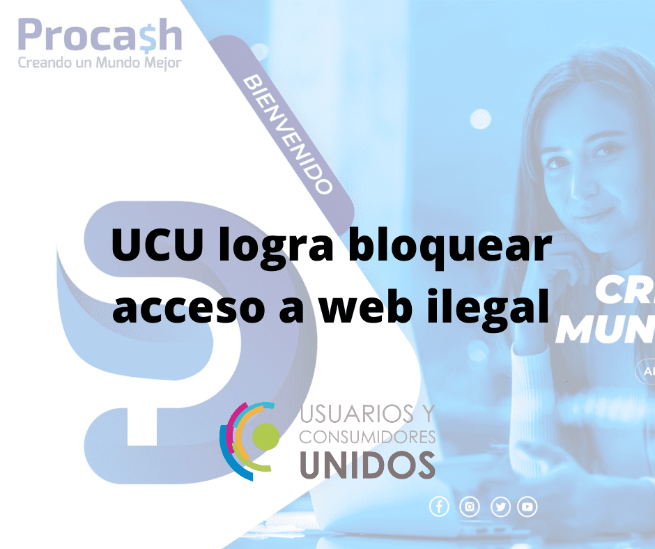 UCU logra bloqueo judicial de web engañosa