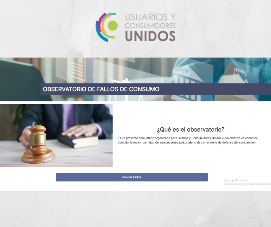 Lanzamiento del Observatorio de Fallos Judiciales: Una Iniciativa Innovadora para la Defensa del Consumidor