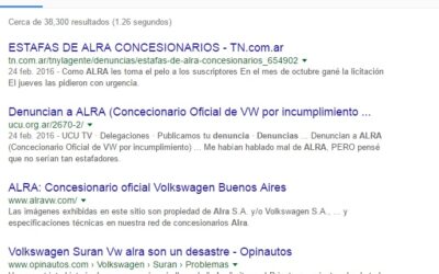 La concesionaria ALRA denunciada masivamente en las redes