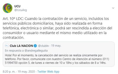¿Tenes problemas para dar de baja la tarjeta Club Nación?