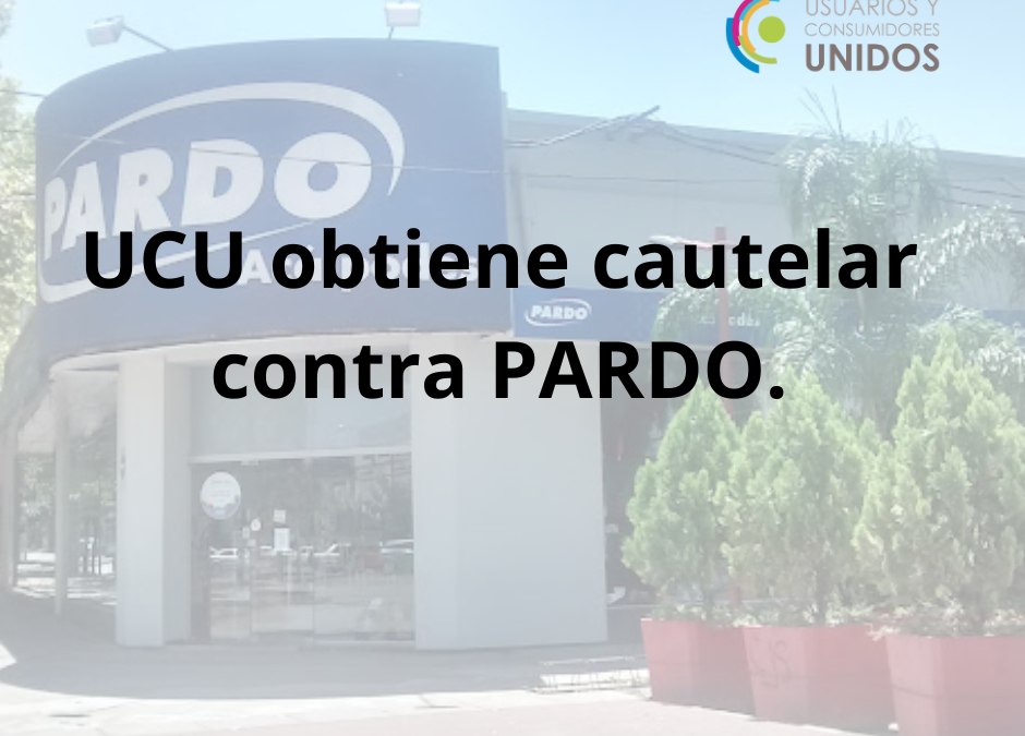 UCU Obtiene cautelar contra PARDO.