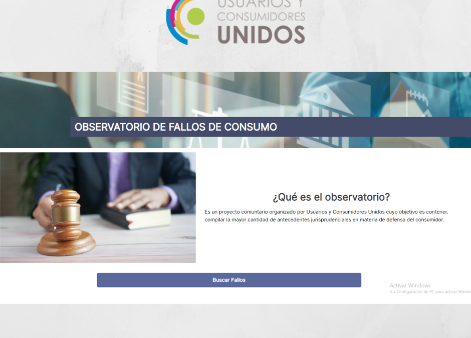 Lanzamiento del Observatorio de Fallos Judiciales: Una Iniciativa Innovadora para la Defensa del Consumidor